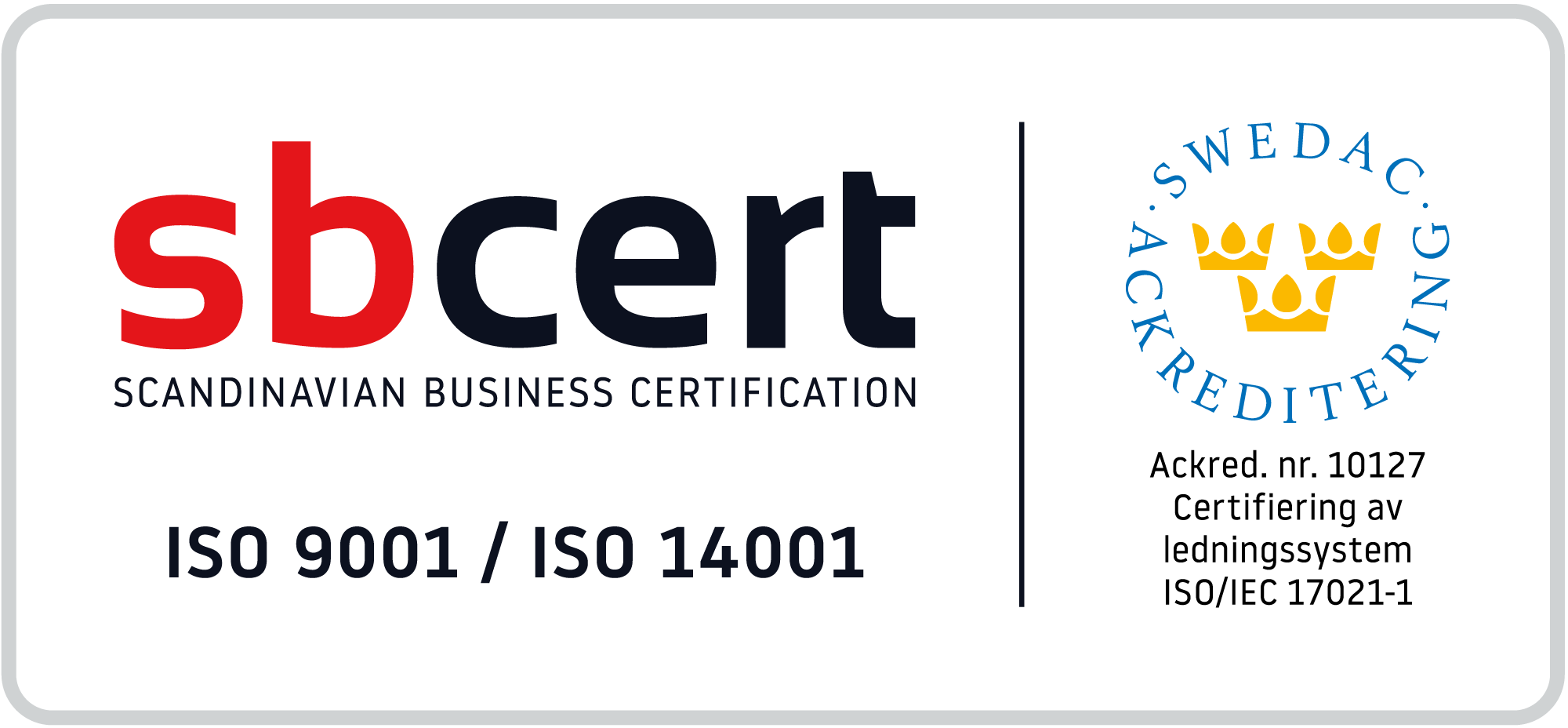 ISO Certifiering