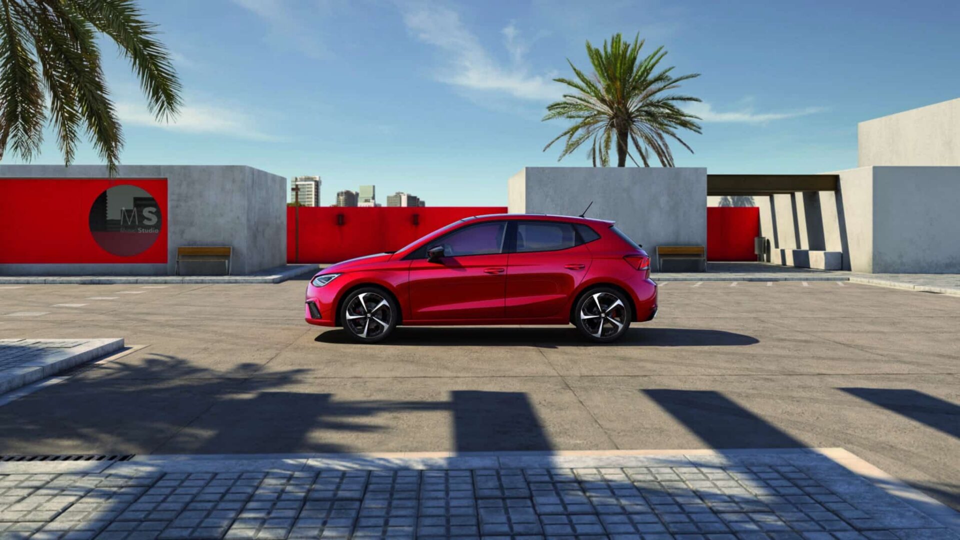 Parkerad SEAT Ibiza